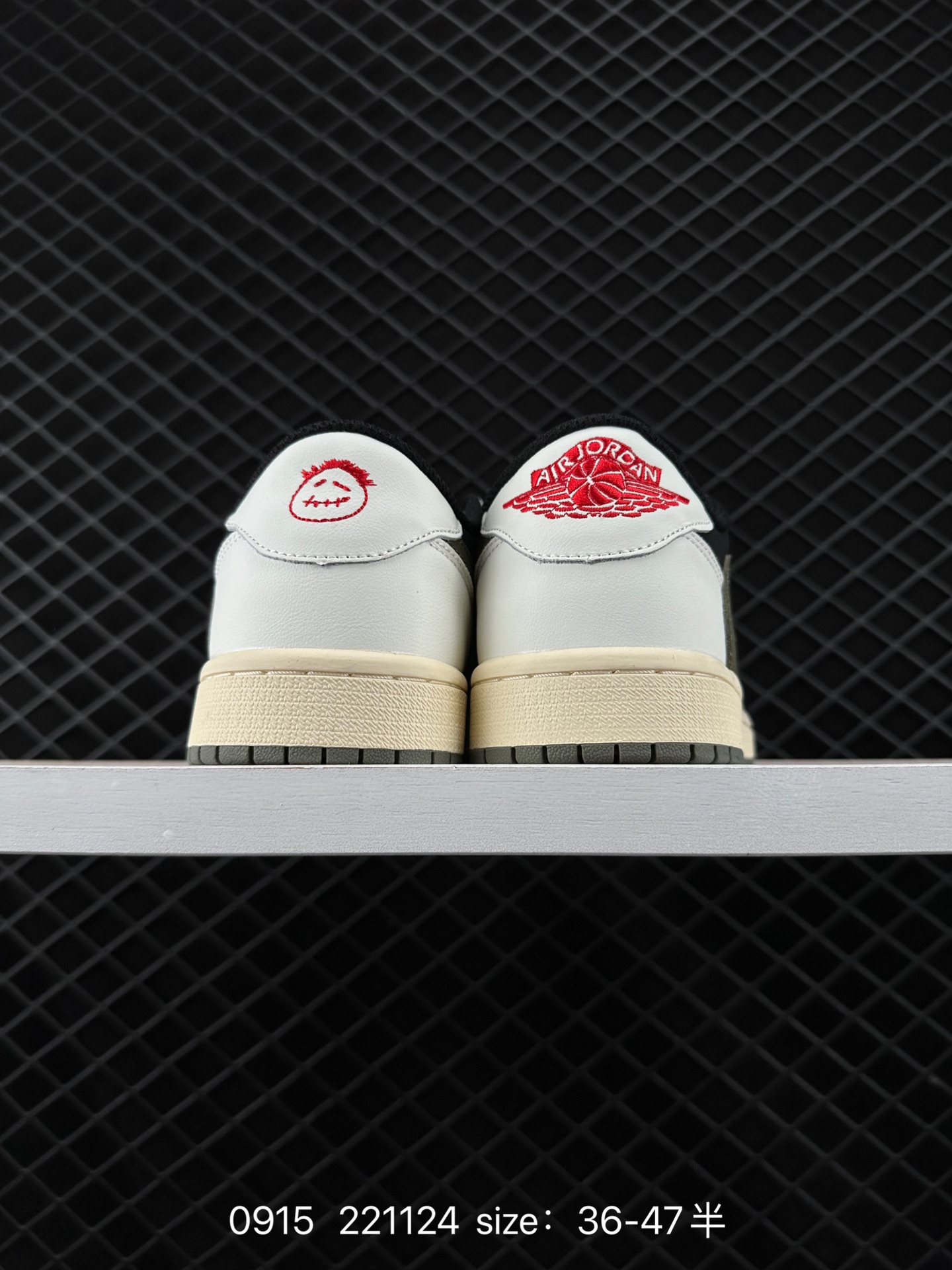 fragment design x Travis Scott x Nike Air Jordan 1 Low OG SP”Black/Green Toe“